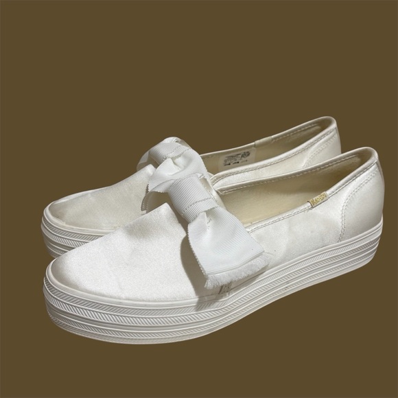 Kate Spade x Keds Triple Decker Bow Slip-On Sneakers - Picture 6 of 13